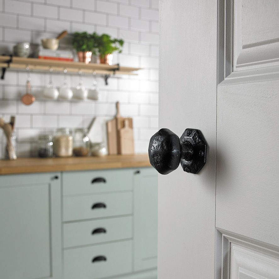 Black Door Knobs