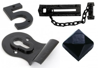 Black Numerals, Door Chains & Cylinder Pulls