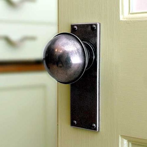 Door Knobs on Backplate