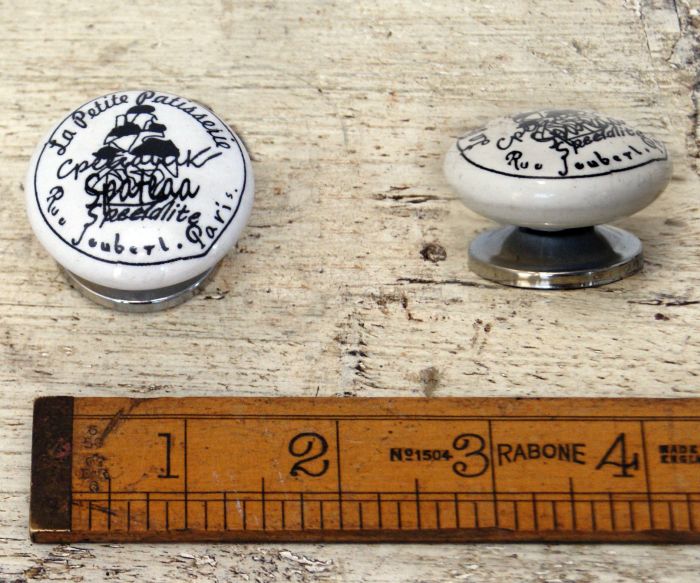 Cottingham - La Petite Patisserie Ceramic Cupboard Knob - Porcelain White