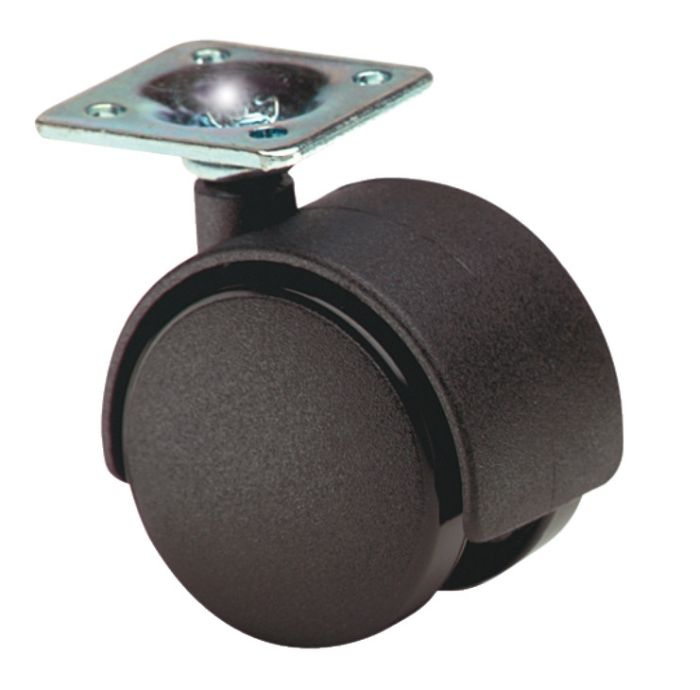 Hafele Plastic Twin Wheel Swivel Castor
