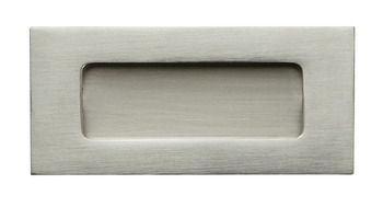 Hafele - Maine Flush Handle - Stainless Steel Effect