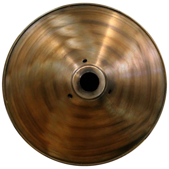 Cottingham - Coolie Hanging Pendant Light Lamp Shade - Antique Copper - Diameter 265mm