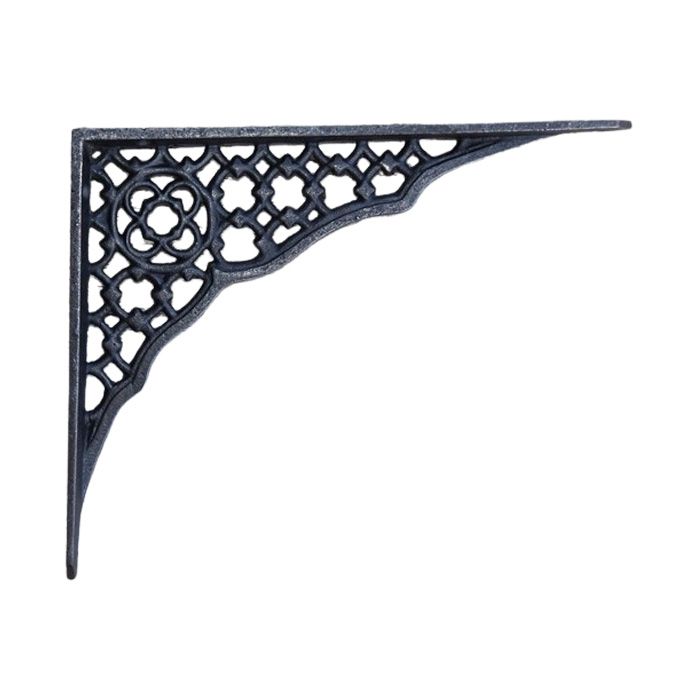 Cottingham - Lattice Shelf Bracket - Antique Iron