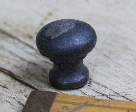 Cottingham - Button Cupboard Knob - Antique Iron
