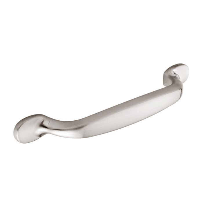 Second Nature - Portland Cupboard Handle - Stainless Steel Effect - Centres 96mm