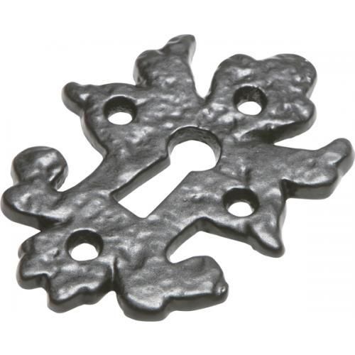 Kirkpatrick Ornate Escutcheon - Black Antique - Standard Profile