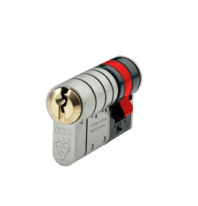 Era British Standard Fortress 3 Star Ts007 Security Euro Profile Single Cylinder Lock