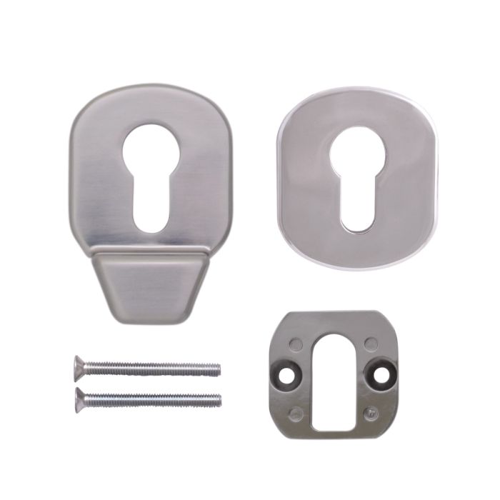 Fab N Fix Standard Euro Cylinder Pull and Escutcheon
