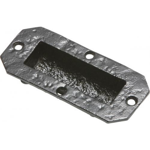 Kirkpatrick Flush Cup Pull - Black Antique - 115mm