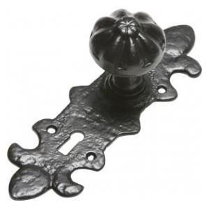 Kirkpatrick Door Knob On Backplate 1211 - Pair