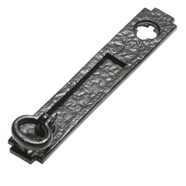 Kirkpatrick Vertical Letter Plate Postal Knocker - Black Antique