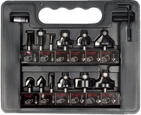 Trend 12pcs Router Cutter Bit Set