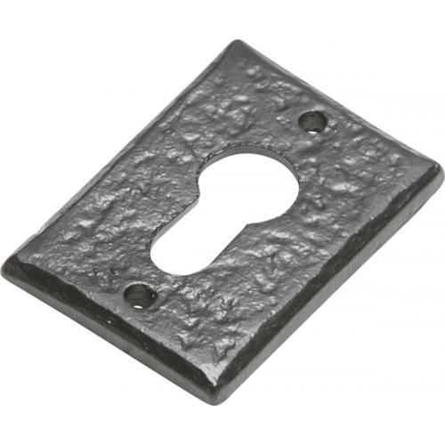 Kirkpatrick Escutcheon - Black Antique - Euro Profile