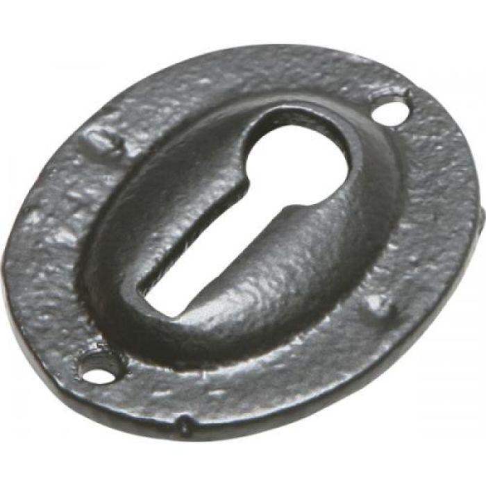 Kirkpatrick Raised Antique Escutcheon - Black Antique