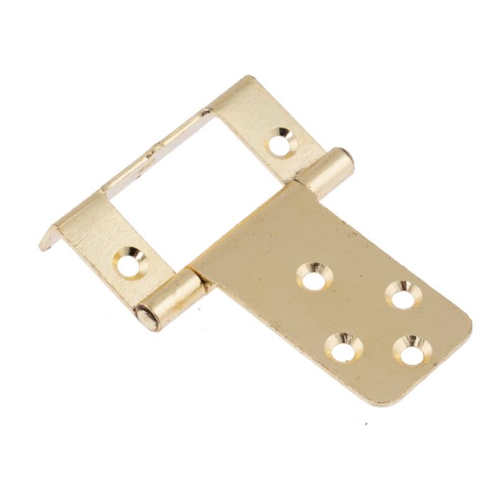 Eclipse Steel Single Cranked Flush Hinge 50mm – Pair