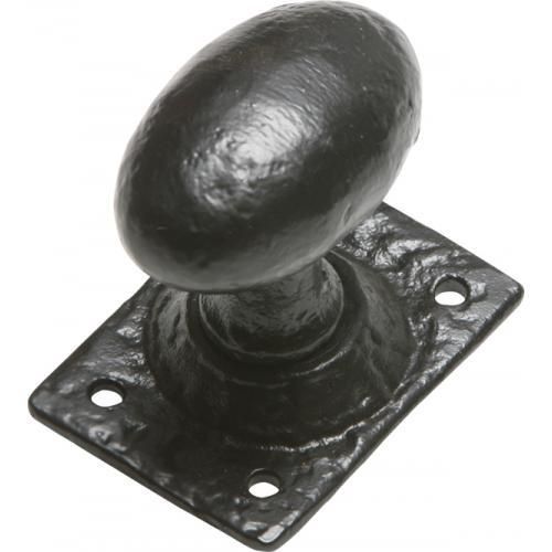 Kirkpatrick Mortice/rim Oval Door Knob On Plate 1551 - Pair