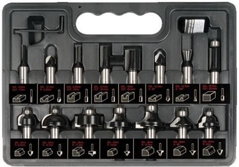 Trend 15pcs Router Cutter Bit Set
