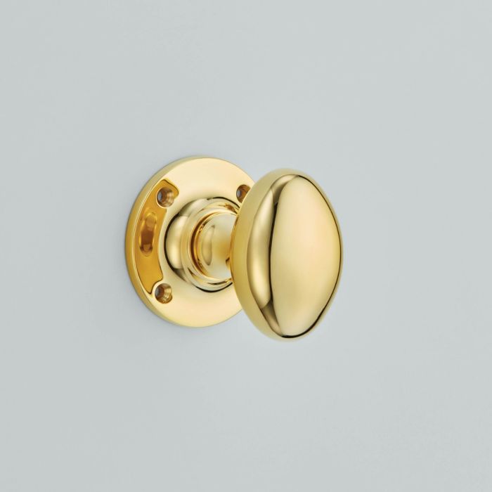 Croft Hardware Oval Mortice Door Knob - Pair