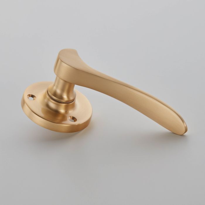 Croft Hardware Codsall Door Handle on Rose - Pair