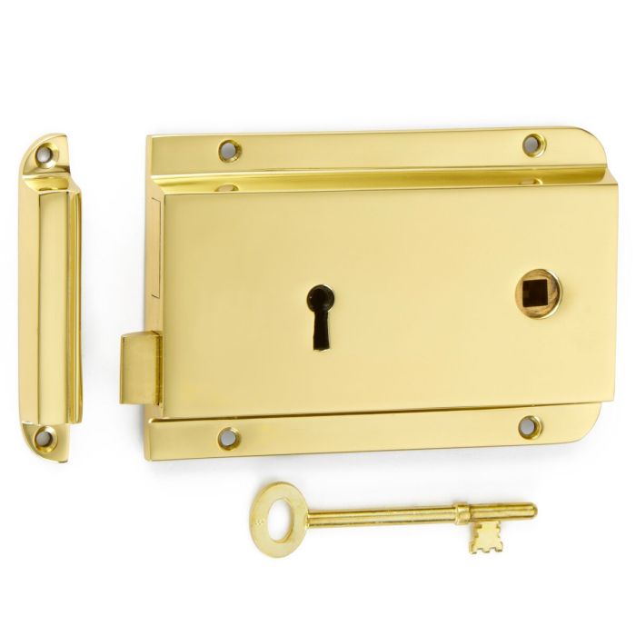 Croft Hardware Flanged Rim Lock