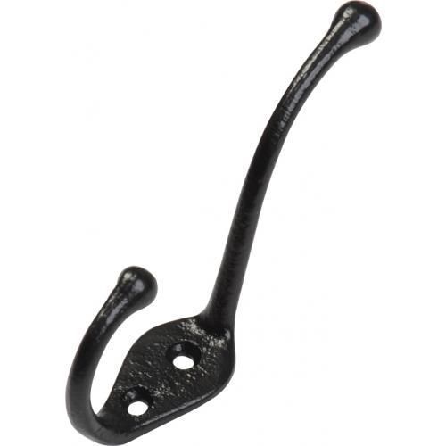Kirkpatrick Black Smooth Hat & Coat Hook