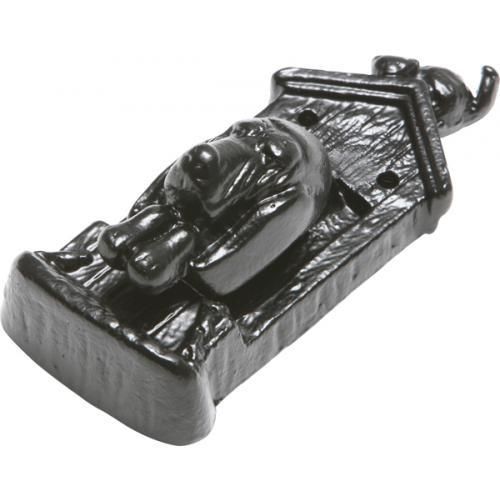 Kirkpatrick Bloodhound Kennel Door Knocker - Black Antique