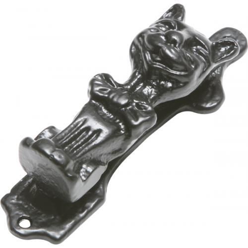 Kirkpatrick Laughing Cat Door Knocker - Black Antique