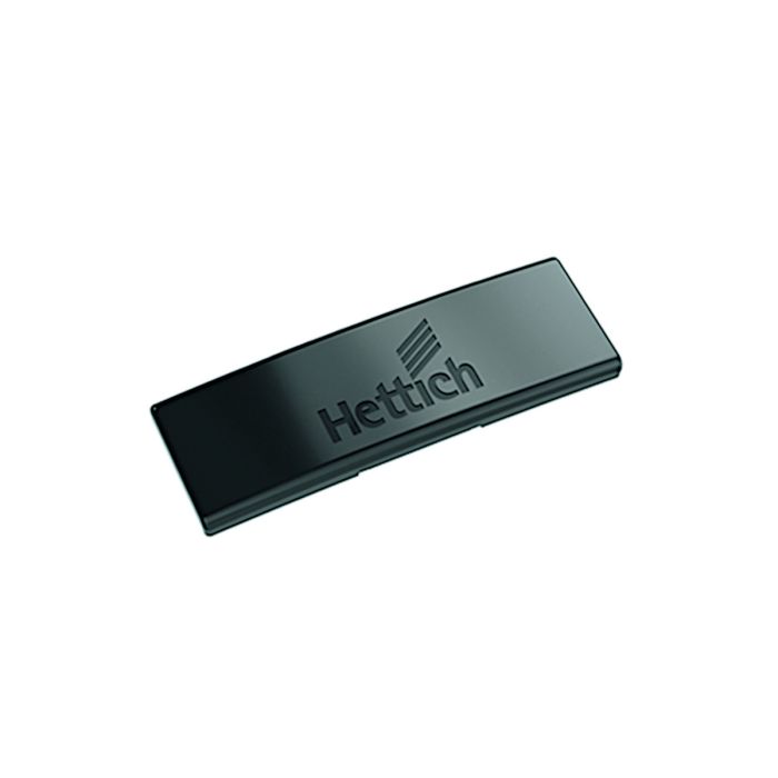 Hettich Sensys Hinge Arm Cover Cap For 110 Degree Soft Close Concealed Hinge - Obsidian Black