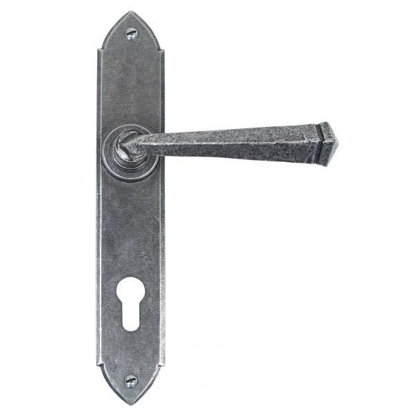 From The Anvil Gothic Espagnolette Door Handle - Pair