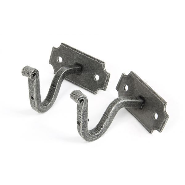 From The Anvil Curtain Pole Mounting Bracket - Pair