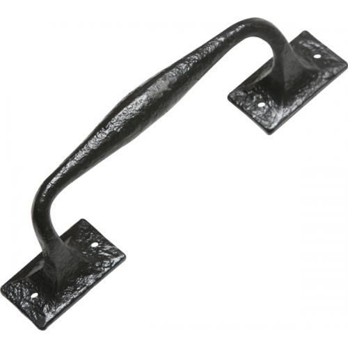 Kirkpatrick Cranked Pub Style Pull Handle - Black Antique - 10