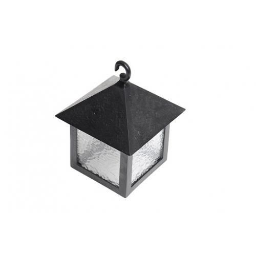 Kirkpatrick Square Cage Wall Light With Wall Bracket - Black Antique