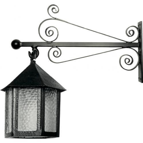Kirkpatrick Hexagonal Cage Wall Light - Black