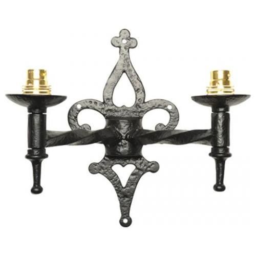 Kirkpatrick Double Light Bracket - 263 X 276mm - Black