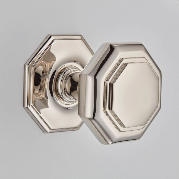 Croft Hardware Flat Octagonal Centre Door Knob 