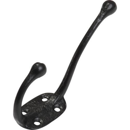Kirkpatrick Slim Black Hat Coat Hook 140 X 76 Mm
