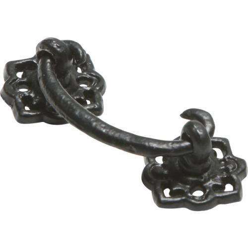 Kirkpatrick Small Ornate Drop Handle - Black Antique - 33mm