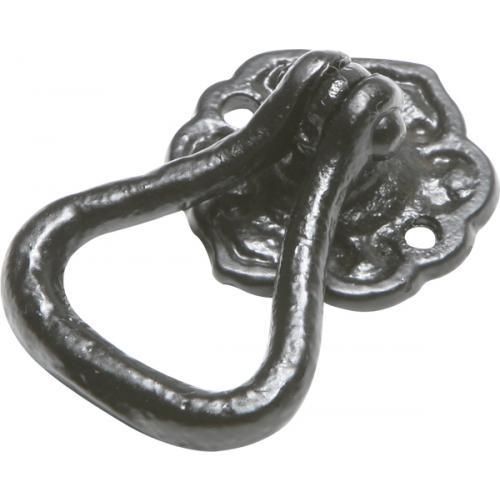 Kirkpatrick Drawer Handle - Black Antique - 35mm