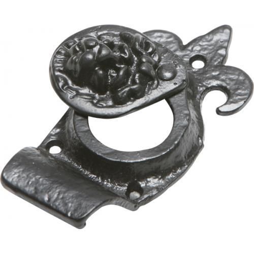 Kirkpatrick Ornate Cylinder Latch Cover Pull 1487 - (ba) Black Antique