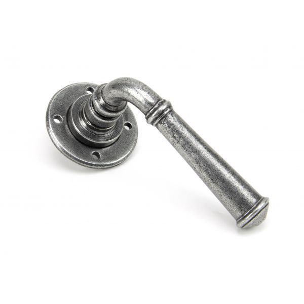 From The Anvil Regency Door Handle on Rose - Pair