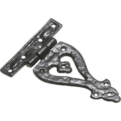 Kirkpatrick Decorative Tee Hinge - Black Antique - 5 Inch
