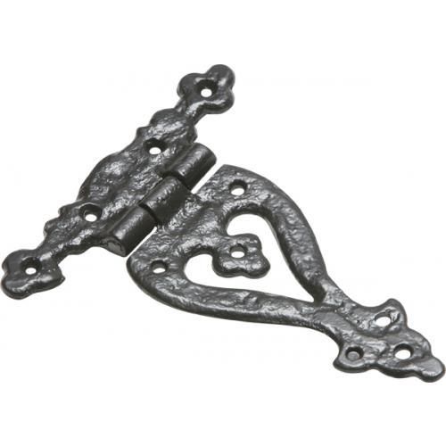 Kirkpatrick Decorative Black Antique Tee Hinge - 5.5 Inch