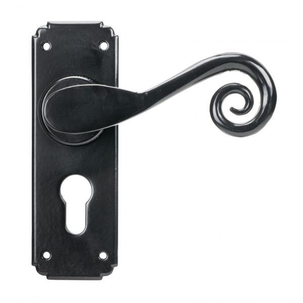 From The Anvil Monkeytail Door Handle on Backplate - Pair
