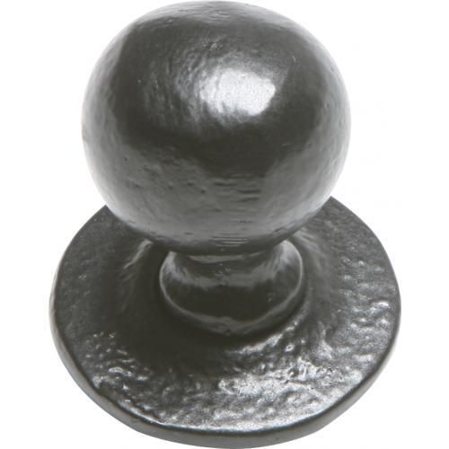 Kirkpatrick Cupboard Knob - Black Antique - 25mm