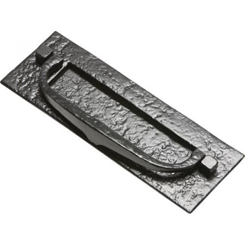Kirkpatrick Letter Plate With Knocker - Black Antique