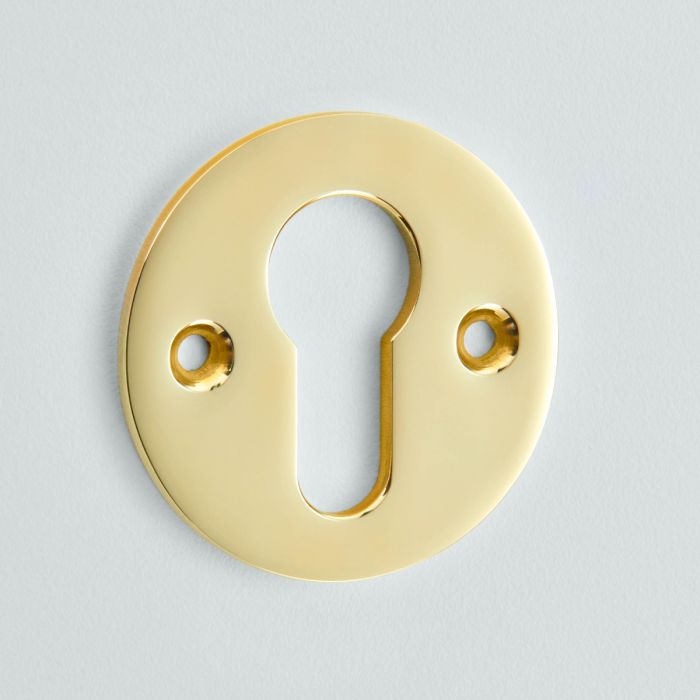 Croft Hardware Euro Profile Round Escutcheon
