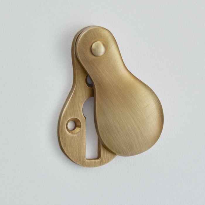 Croft Hardware Standard Profile Elongated Covered Escutcheon 