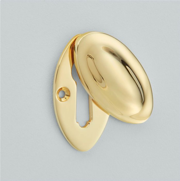 Croft Hardware Standard Profile Raised Oval Covered Escutcheon