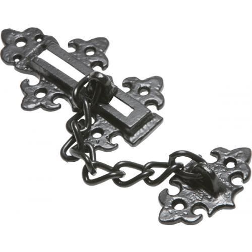 Kirkpatrick Tudor Door Chain - Black Antique - 123mm